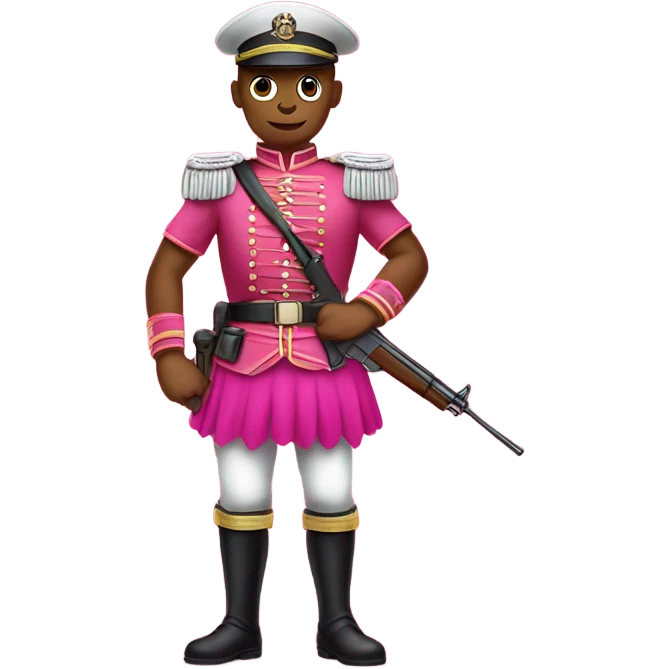 soldier in a tutu emoji