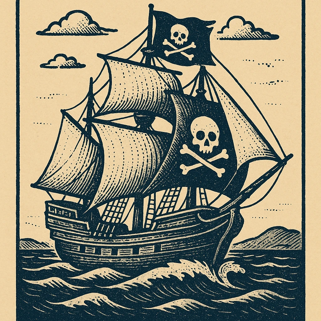 pirate ship emoji