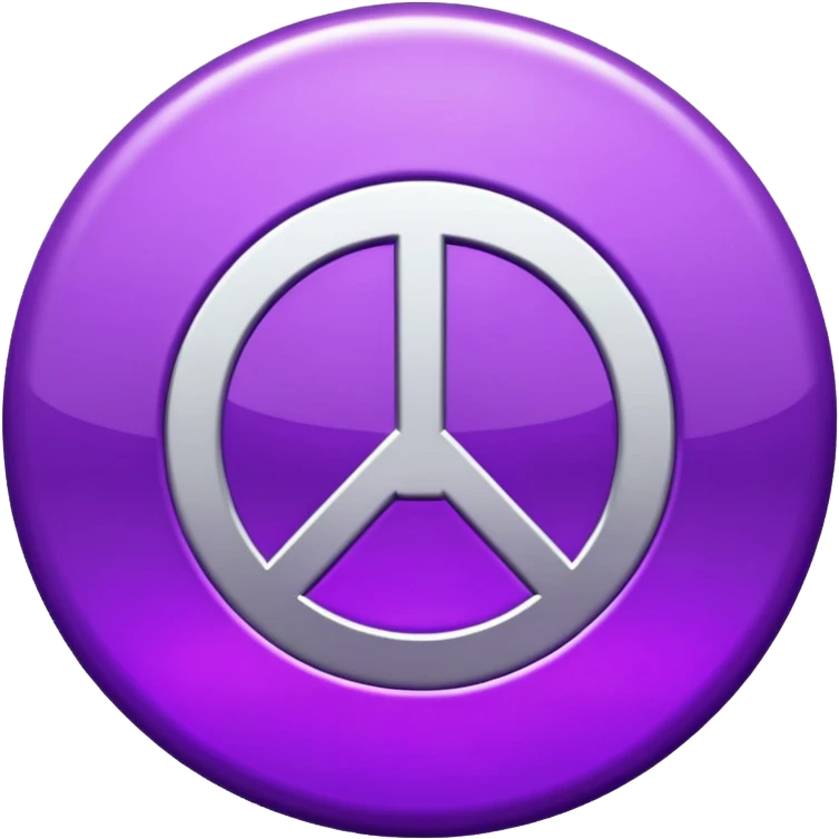 glitter purple symbol stop emoji