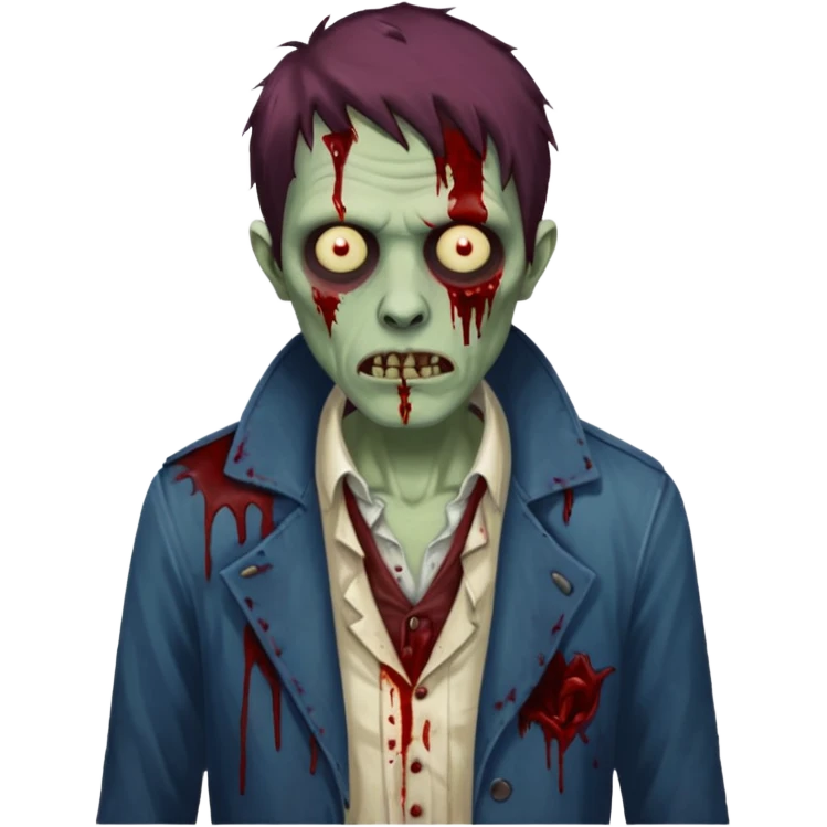 parisian zombie man emoji