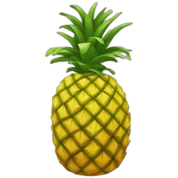 Chat-qui-mange-de-l'ananas emoji