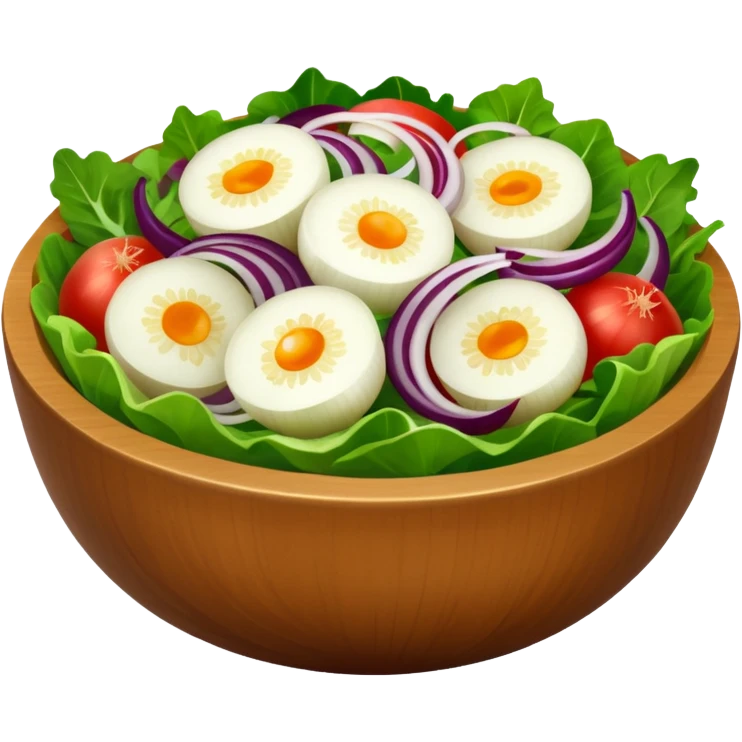 salad with onions emoji