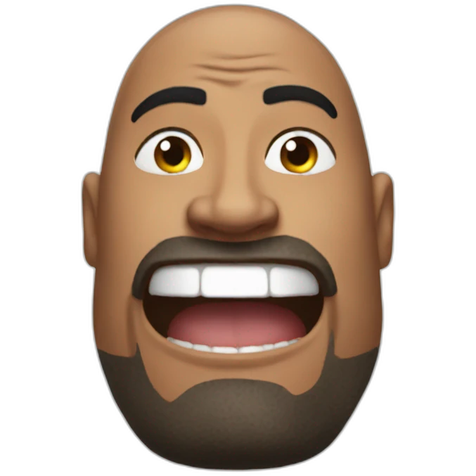 the rock emoji