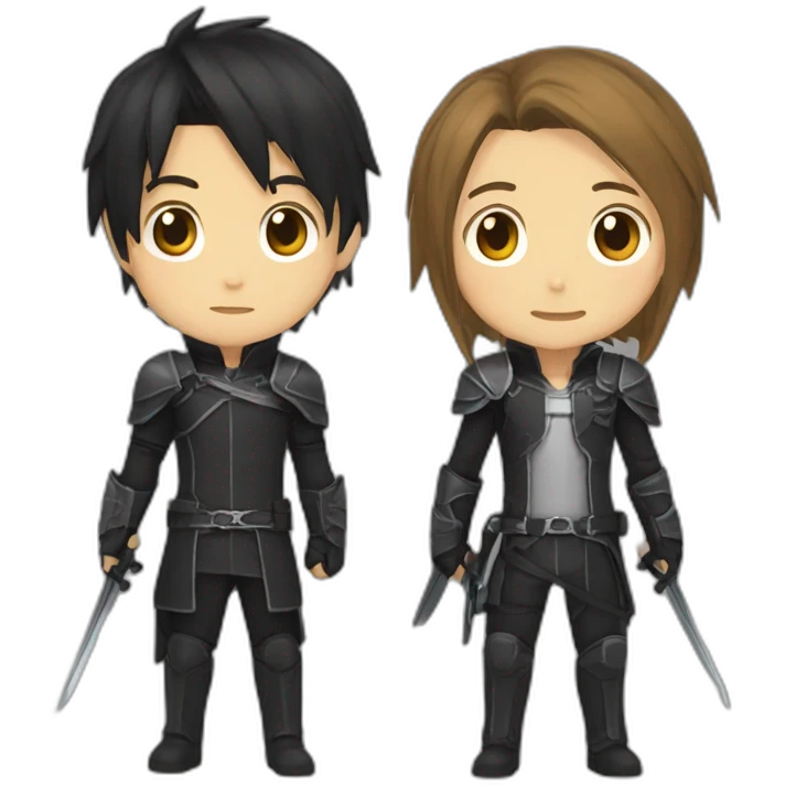 Assuna et Kirito  emoji