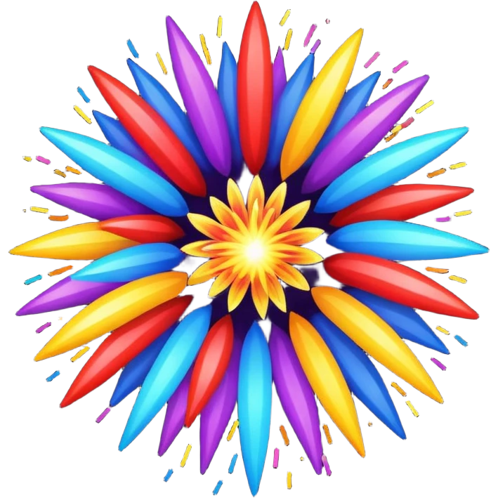 carnival firework burst emoji