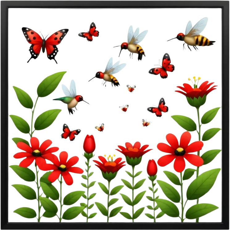 🎨Donde danzan las mariposas y los colibrís y entre las 💐flores y la 🏞️naturaleza las 🐝abejas bebiendo el néctar de las flores polinizando the 🐞ladybug rojo divino entre los jardines de pintorescos y majestuosos colores emoji