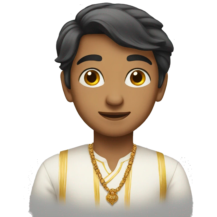 A pandit boy emoji