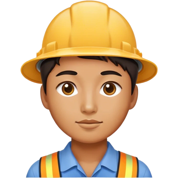 photorealistic korean worker emoji