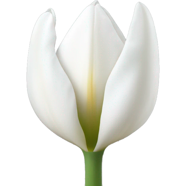 White tulip emoji