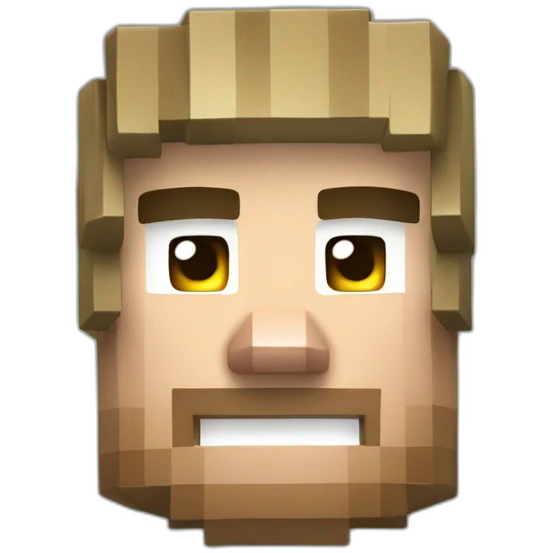 Minecraft steve emoji