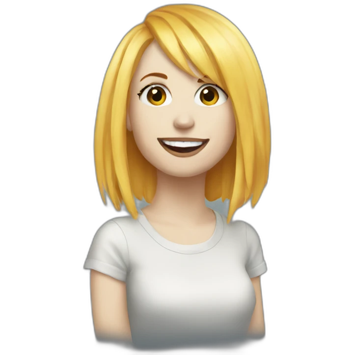 hayley williams blonde emoji