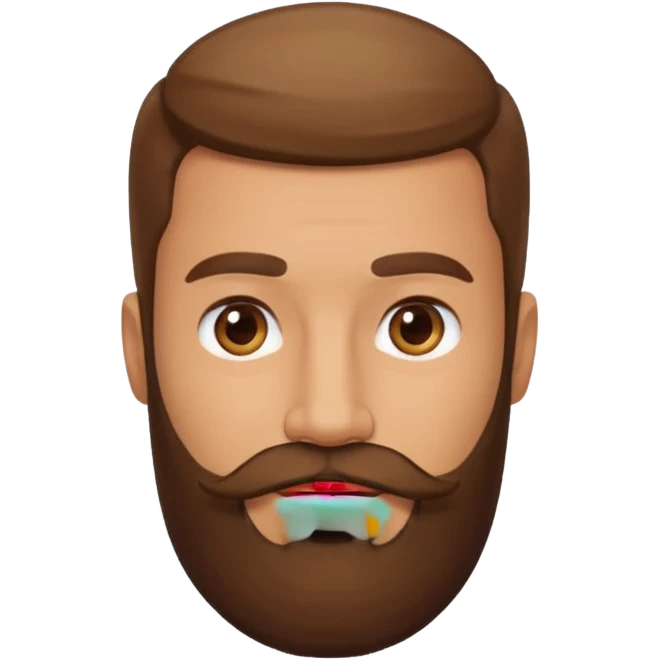 square royale beard emoji