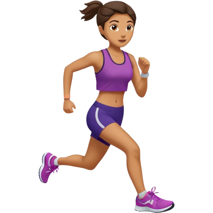 Morning Jogger woman emoji