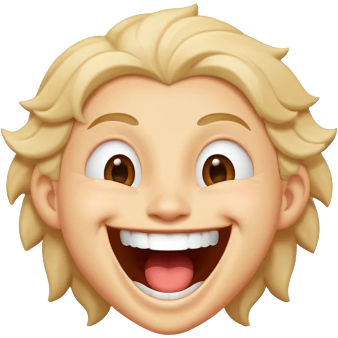 Boomganza character, laughing face emoji
