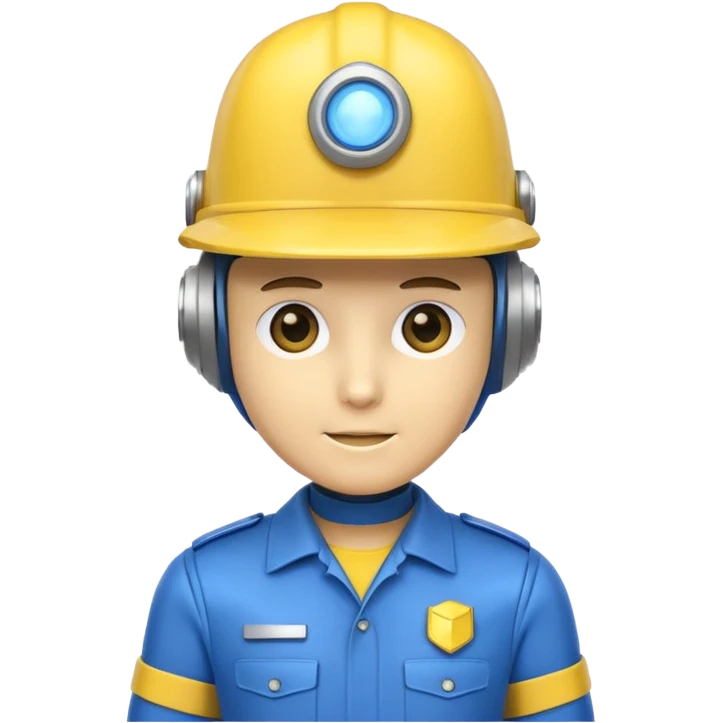 tobot with yellow hat emoji