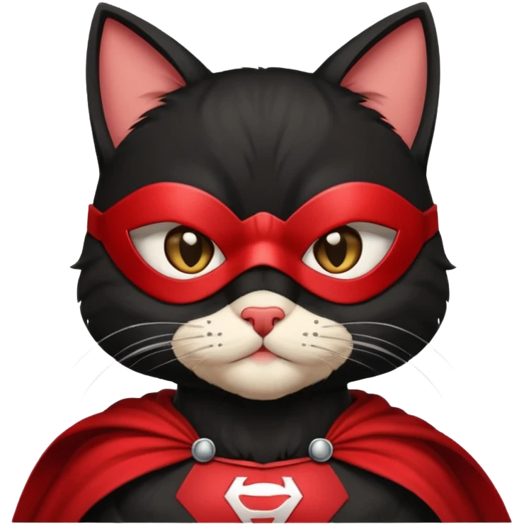 superhero cat emoji