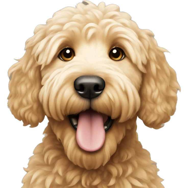 golden doodle  emoji