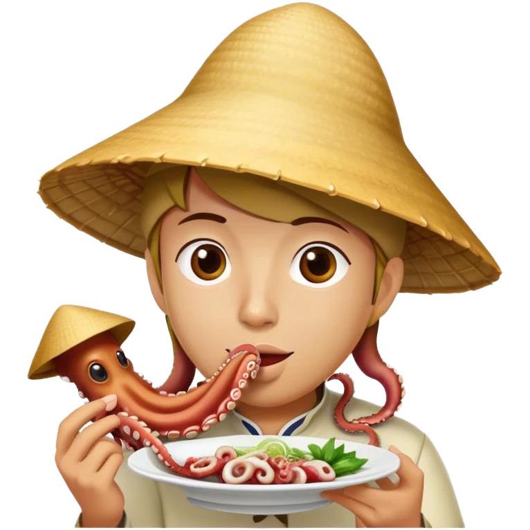 Vietnamese octopus emoji
