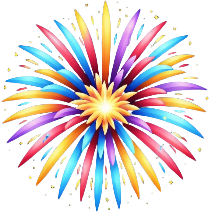 carnival firework burst emoji