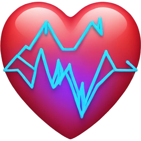 Heart with beat emoji