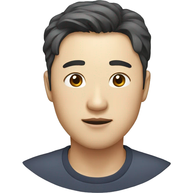 korean man face emoji