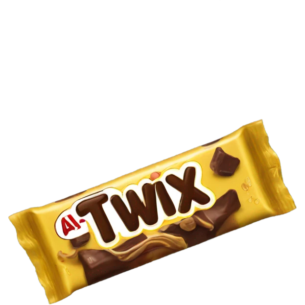 a Twix candy bar  emoji