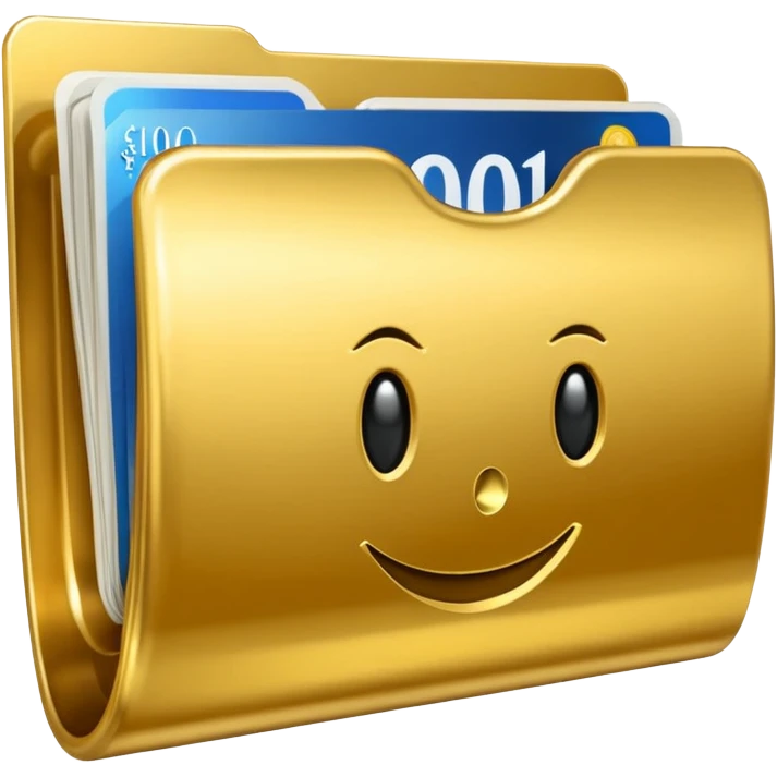 ordner mit der aufschrift "€100k"@emoji emoji
