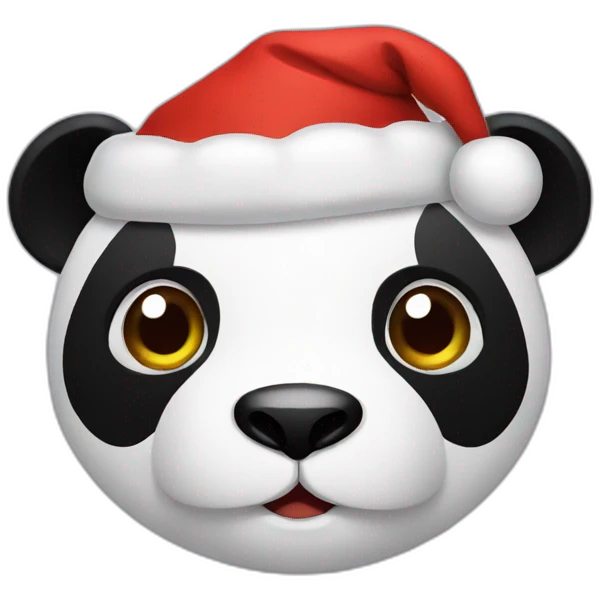Christmas-panda^face emoji