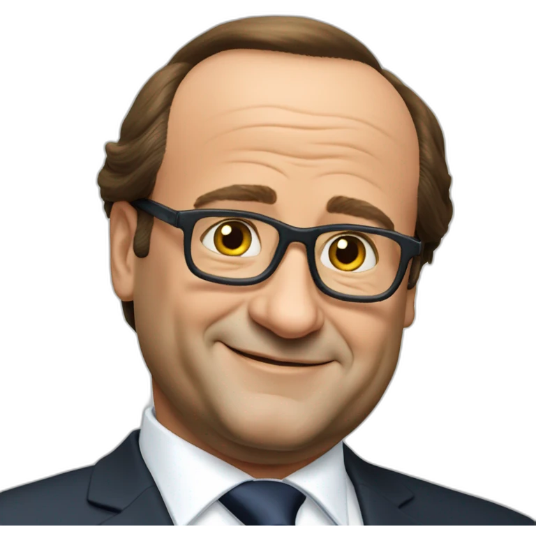 François Hollande sorry emoji