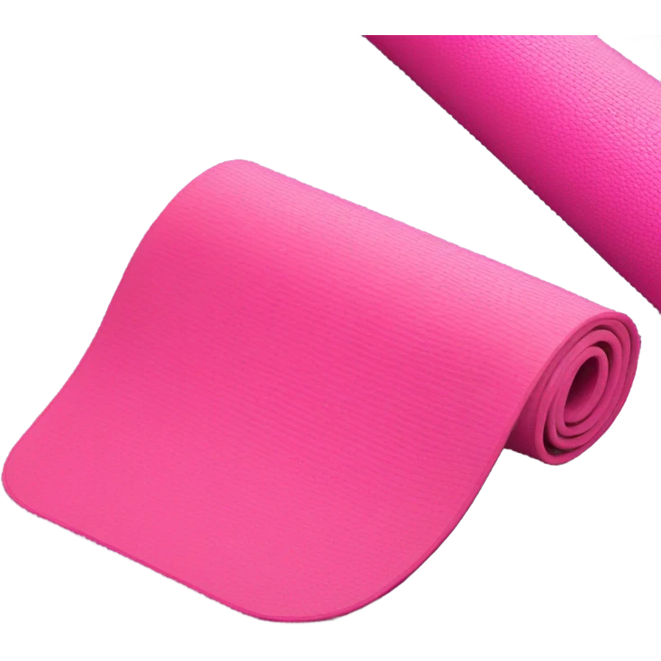 Pink Yoga mat  emoji