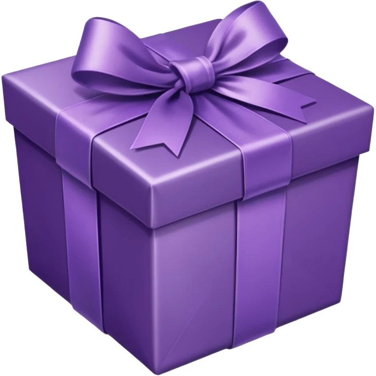 purple giftbox emoji
