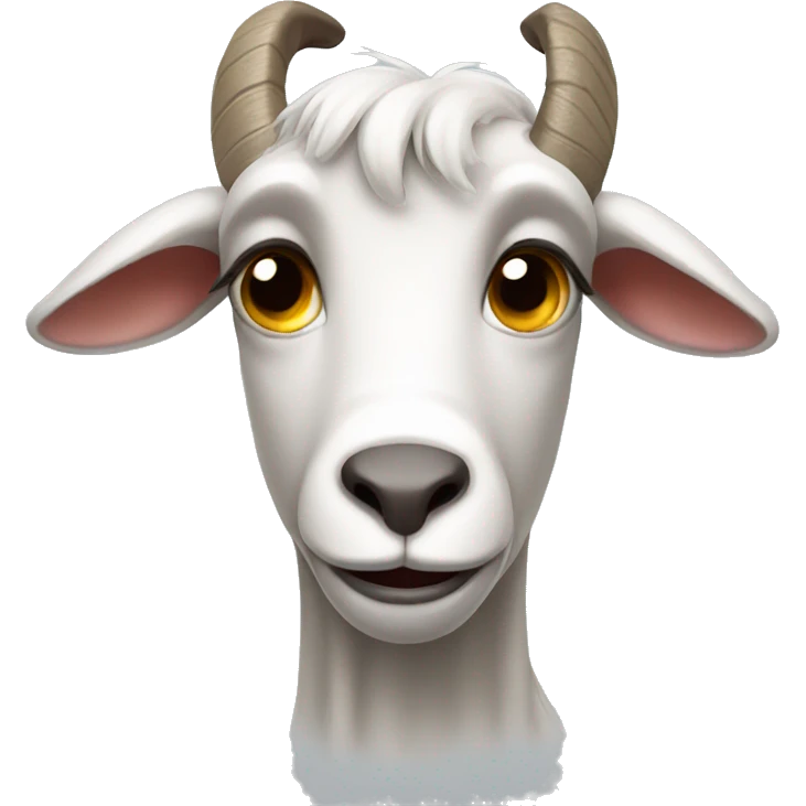 Crying goat emoji