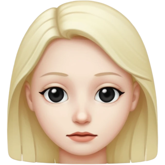 eyes are purely black emoji