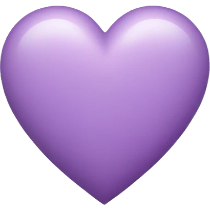 light purple heart  emoji