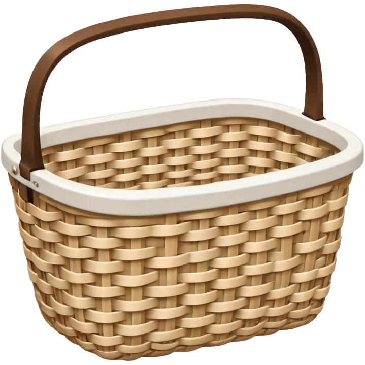 white wicker basket emoji
