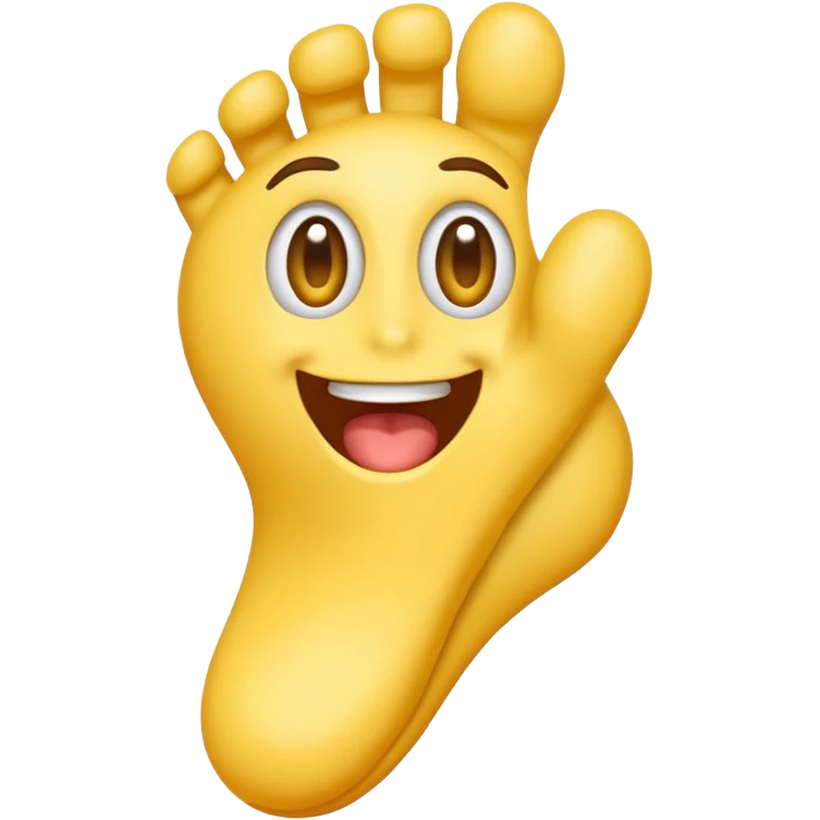 Ayak koklama emojisi emoji