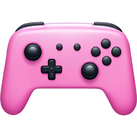 Nintendo Switch in pink  emoji