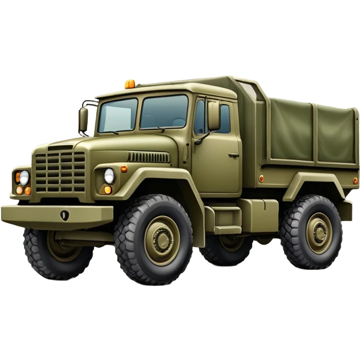 Military truck emoji