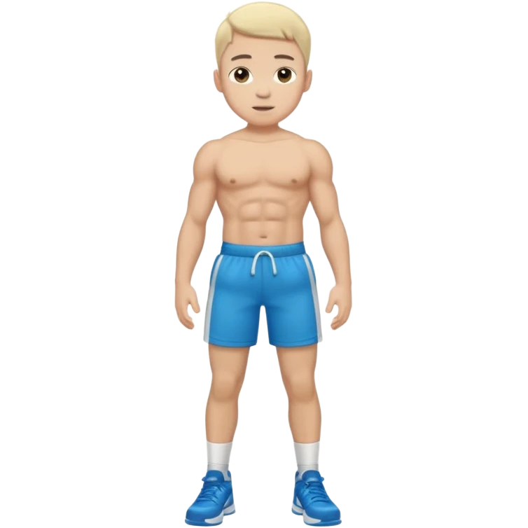 Boys, naked, full body emoji