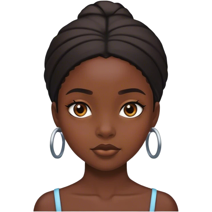 black girl  emoji