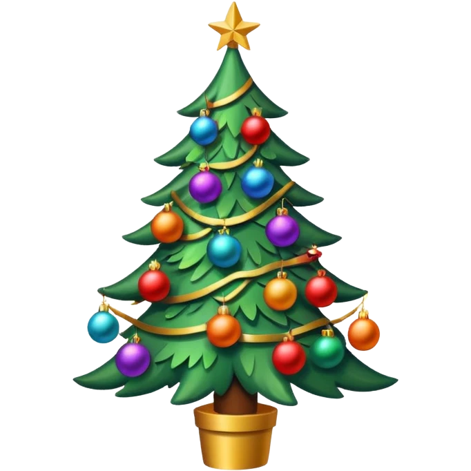 크리스마스 tree emoji