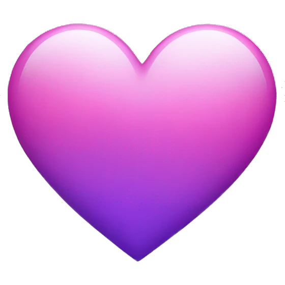 Pink and purple heart  emoji