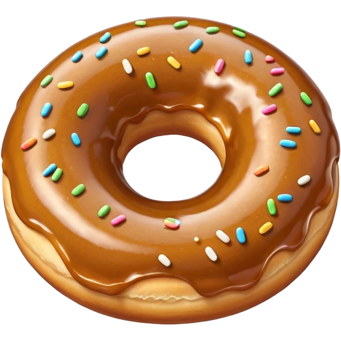 Glazed donut emoji