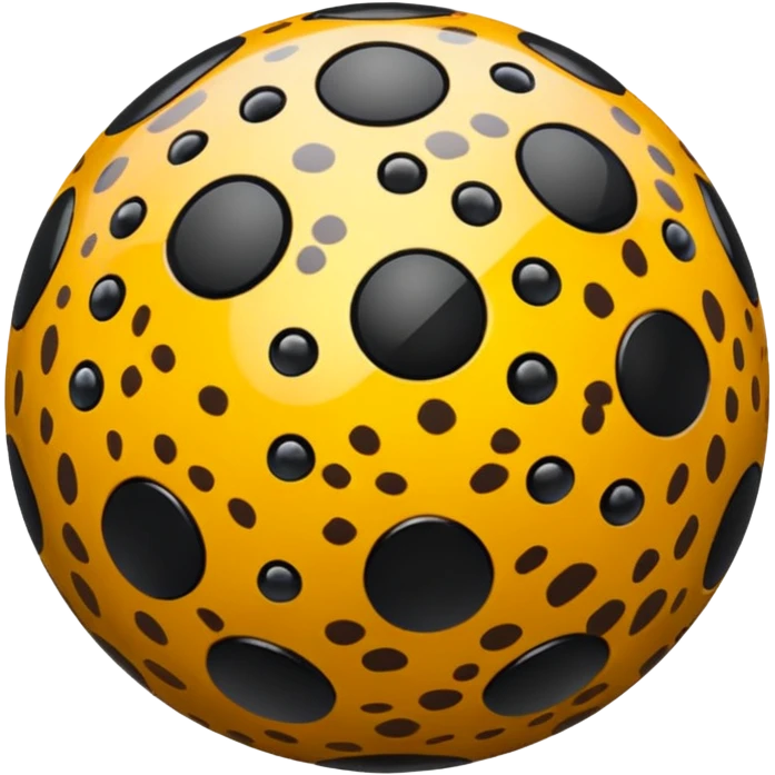 Cheetah print lucky nine ball emoji