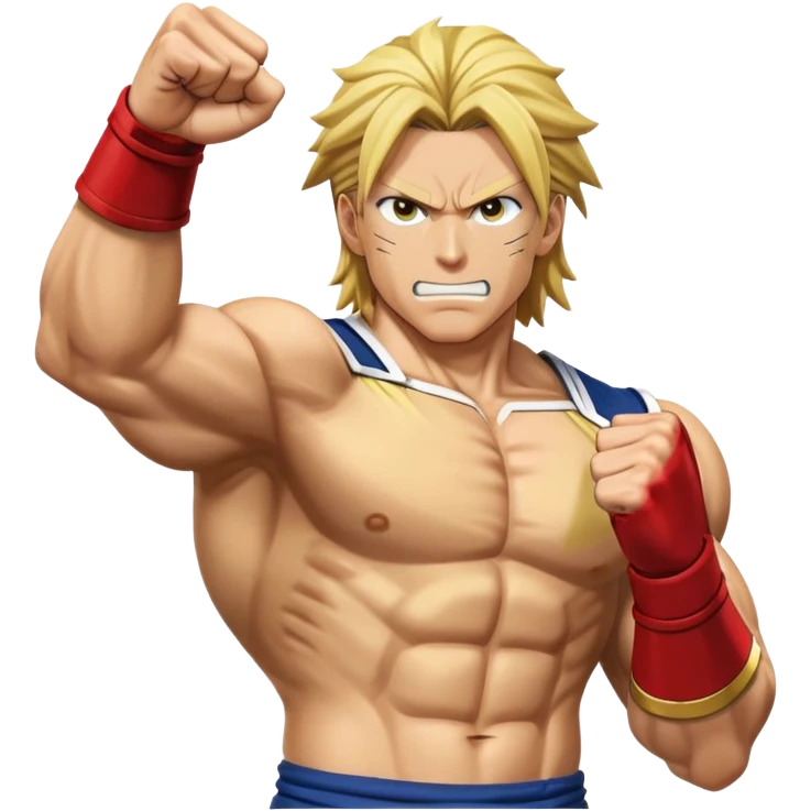 all might raised fist emoji