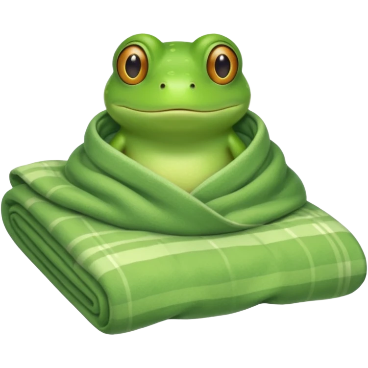 Frog in bed emoji
