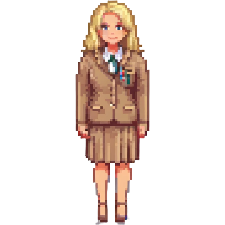 blond female teacher emoji