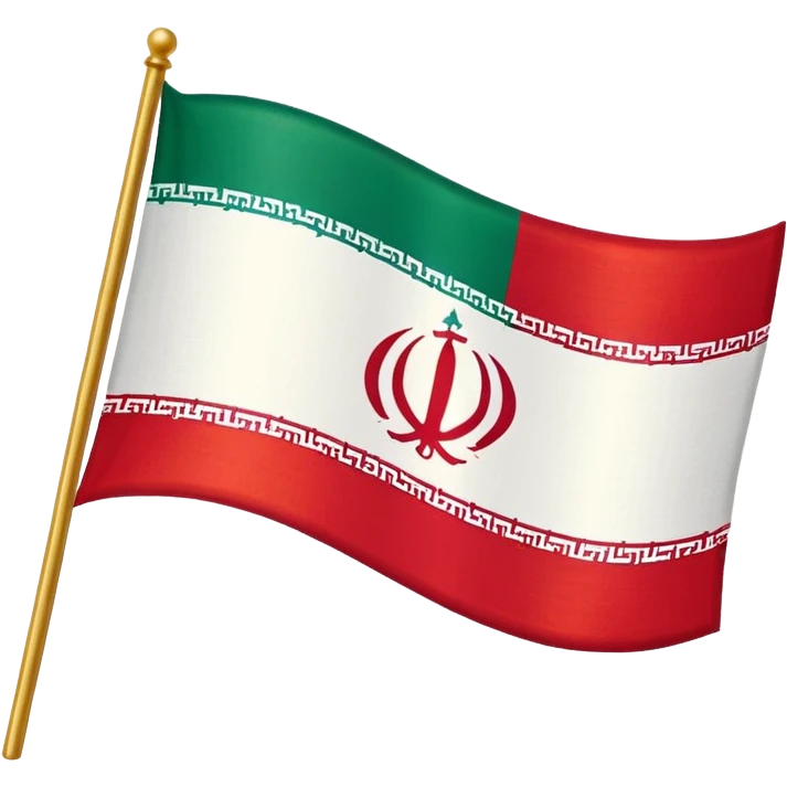 پرچم شیر و خورشید ایران emoji