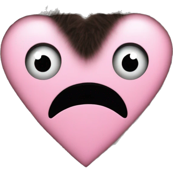 fuzzy heart emoji