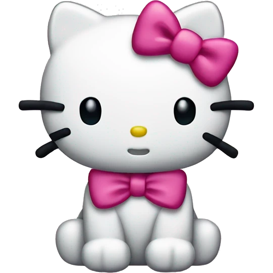 Hellokitty with a bow  emoji